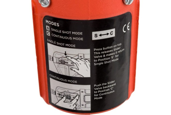 Шприц плунжерный пневматический Petropump PP100307 для смазки, 413 бар, 1/8" bspt, гибкий шланг