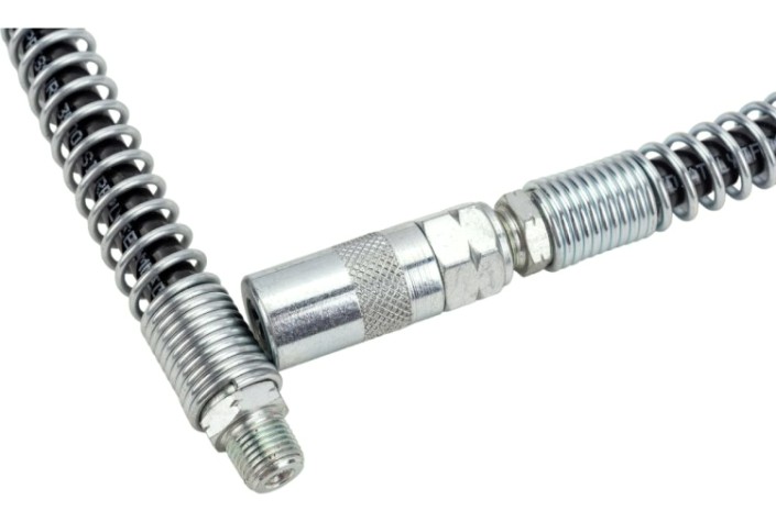 Шприц плунжерный пневматический Petropump PP100307 для смазки, 413 бар, 1/8" bspt, гибкий шланг