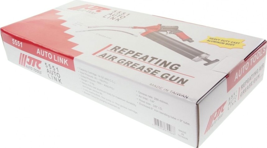 Шприц смазочный JTC 5551 емкость 400см3 (аналог JTC-5224) [JTC-5551]