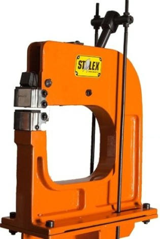 Шринкер STALEX SS-16 (F) 1,5 мм, зев 208 мм, с ножным приводом на подставке [373224]