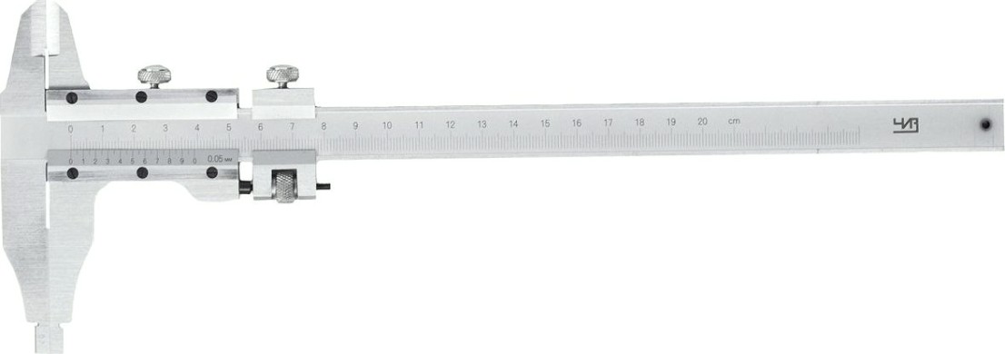 Штангенциркуль ЧИЗ ШЦТ-2- 200 0,05 с твердосплавными губками, нерж. сталь, ЧИЗ [350686]