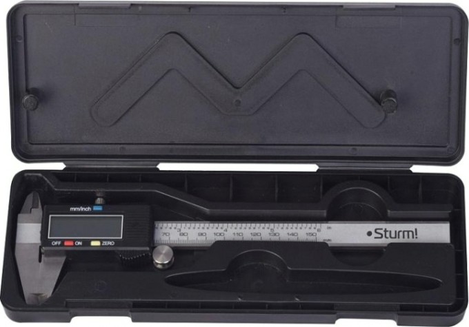 Штангенциркуль электронный Sturm 2030-02-150 150 мм с глубиномером