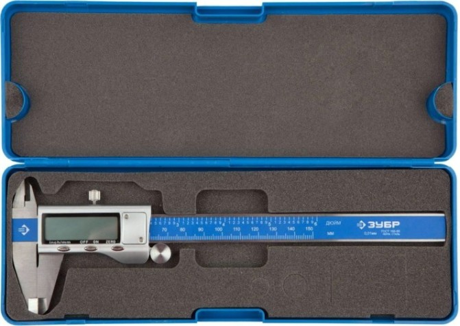 Штангенциркуль электронный ЗУБР 34463-150 0,01, L - 150 мм Штангенциркуль электронный ЗУБР 34463-150 0,01, L - 150 мм