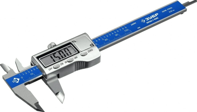 Штангенциркуль электронный ЗУБР ШЦЦ-I-100-0,01 нерж сталь, 100мм [34463-100]