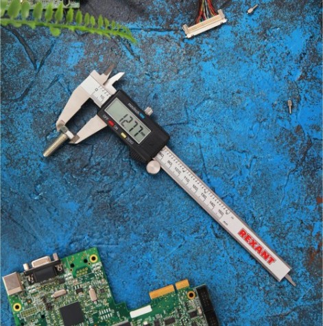 Штангенциркуль REXANT 12-9100 электронный 150 мм Штангенциркуль REXANT 12-9100 электронный 150 мм