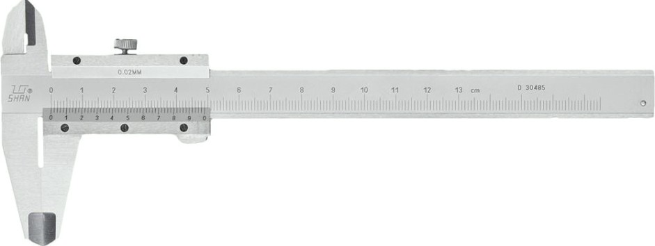 Штангенциркуль SHAN ШЦ-I 125 0.02, L - 125 мм губки 40 мм [123637]