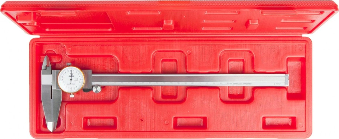 Штангенциркуль SHAN ШЦК-1-200 0,02 с круг. шкалой губ. 50мм [123679]