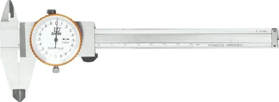 Штангенциркуль SHAN ШЦК-I 125 0,02, губки 40 мм, L - 125 мм [123677]