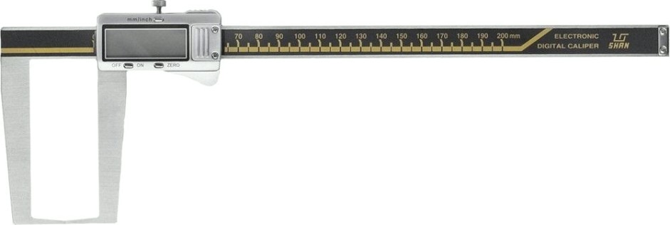 Штангенциркуль специальный SHAN ШЦЦСК-5 0-200 0,01 для измерения наружних канавок и пазов [123688]