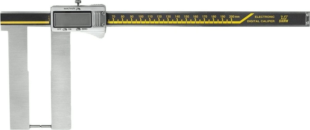 Штангенциркуль специальный SHAN ШЦЦСК-6 0-200 0,01 для измерения наружних канавок и пазов [136269]