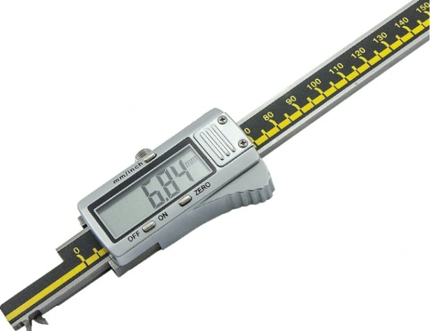Штангенциркуль специальный SHAN ШЦЦСМ 200 0,01 с малыми измерительными губками для измерения внутренних канавок и пазов [136283]