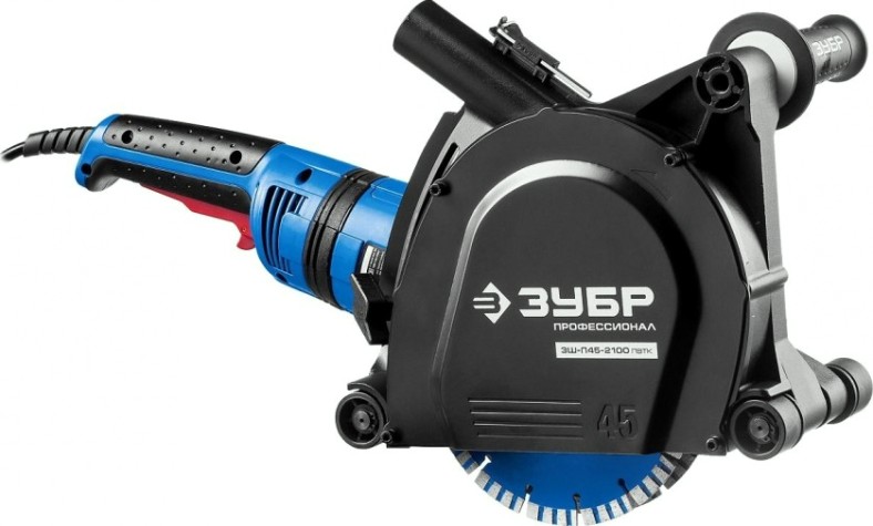 Штроборез сетевой ЗУБР ЗШ-П45-2100 ПВТК Профессионал