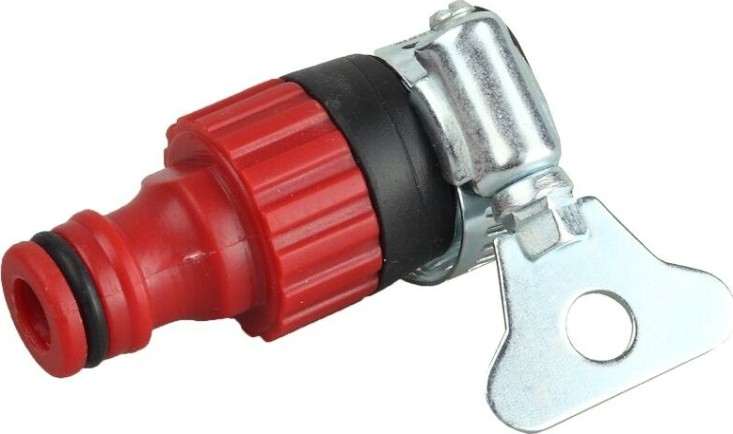 Штуцер без резьбы GRINDA 3/4" пластмассовый, с хомутом 8-426321 [8-426321_z01]