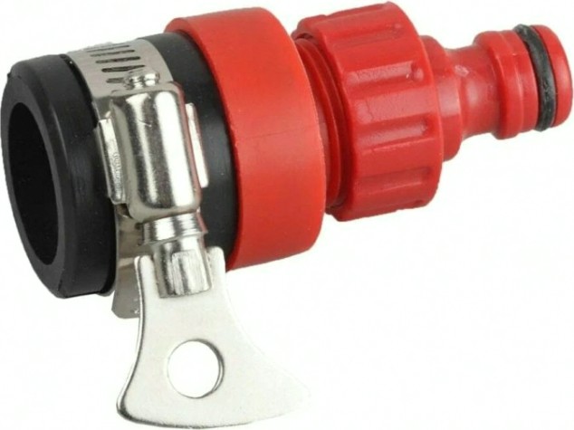 Штуцер без резьбы GRINDA 3/4" пластмассовый, с хомутом 8-426321 [8-426321_z01]