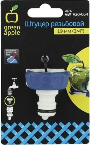 Штуцер GREEN APPLE 3/4" внутренняя резьба GWTA20-054 Штуцер GREEN APPLE 3/4" внутренняя резьба GWTA20-054