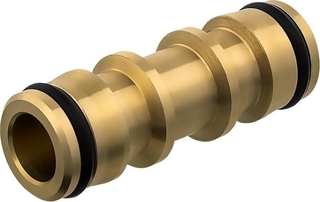 Штуцер QUATTRO ELEMENTI 246-319 соединитель брс папа-брс папа, латунь