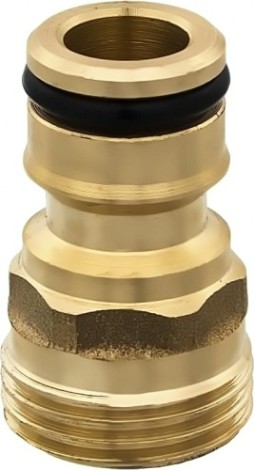 Штуцер QUATTRO ELEMENTI внеш. резьба 1/2"-брс папа, латунь [246-296]