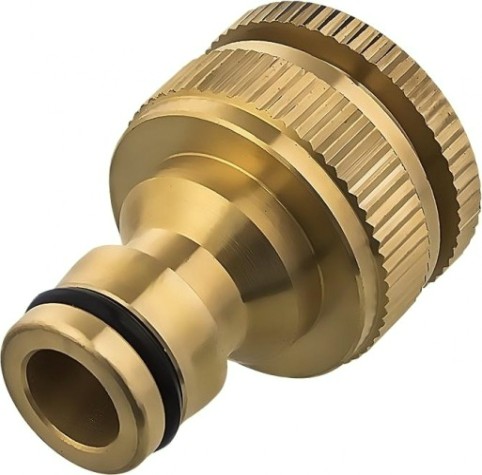 Штуцер QUATTRO ELEMENTI внутр. резьба 1/2" и 3/4"-брс папа, латунь [246-357]