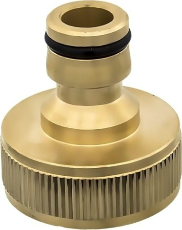 Штуцер QUATTRO ELEMENTI внутр. резьба 1"-брс папа, латунь [246-340]
