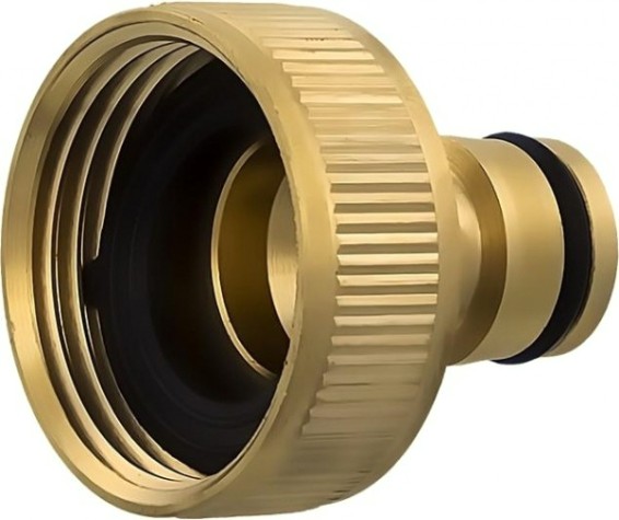 Штуцер QUATTRO ELEMENTI внутр. резьба 1"-брс папа, латунь [246-340]