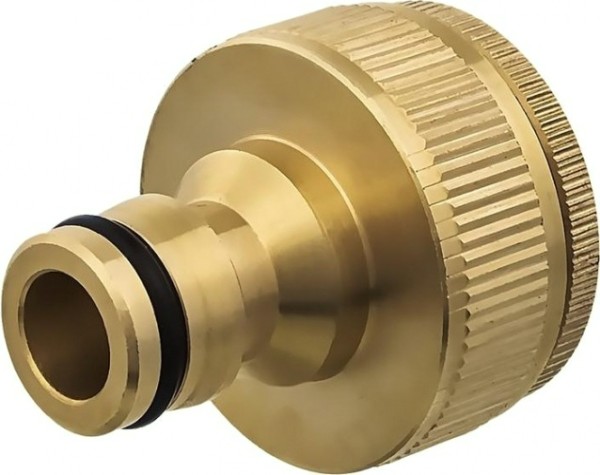 Штуцер QUATTRO ELEMENTI внутр. резьба 3/4" и 1"-брс папа, латунь [246-364]