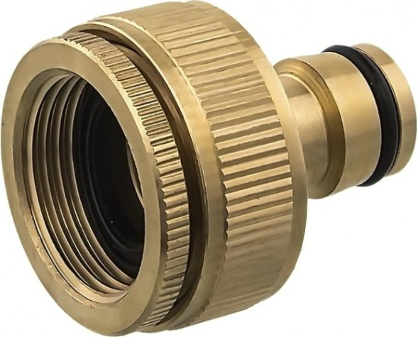 Штуцер QUATTRO ELEMENTI внутр. резьба 3/4" и 1"-брс папа, латунь [246-364]