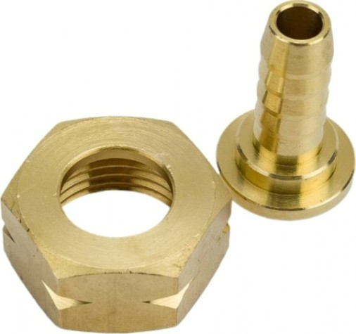 Штуцер со съемной гайкой FOOB F10.11.1 М22, левая резьба, под шланг 9-12мм [00-00002572]