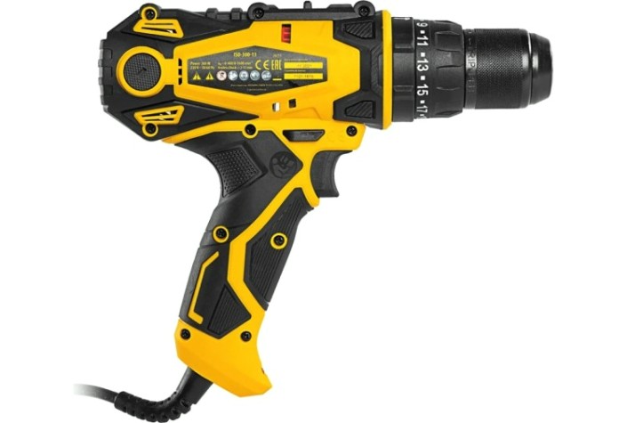 Шуруповерт сетевой Denzel ISD-300-13 ударный [26211]