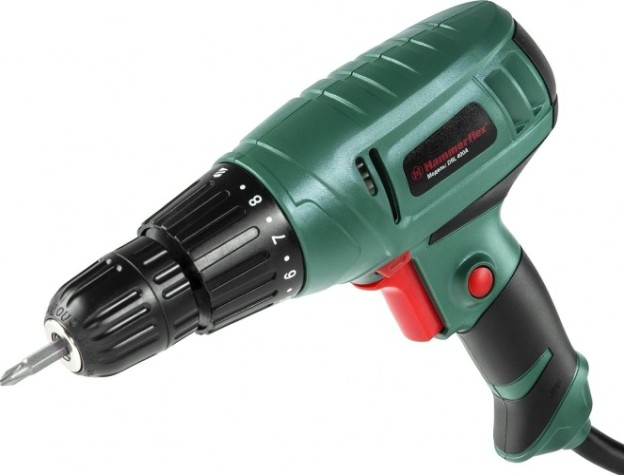 Шуруповерт сетевой Hammer DRL400A 10мм, реверс [109-007]