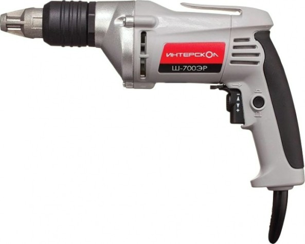 Шуруповерт сетевой ИНТЕРСКОЛ Ш-8/700 ЭР [39.1.0.10]