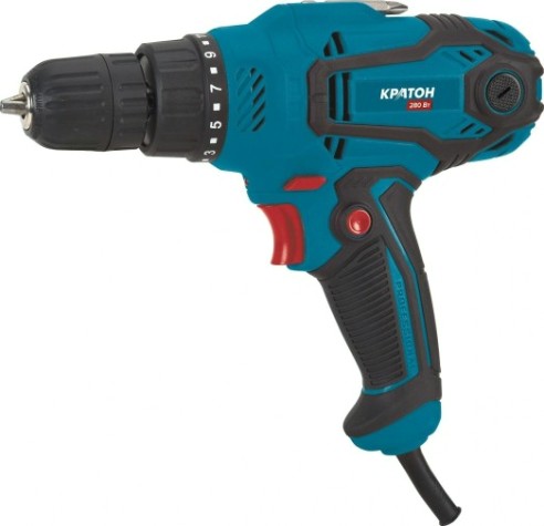 Шуруповерт сетевой КРАТОН ESDD-280/24 [3 02 01 029]