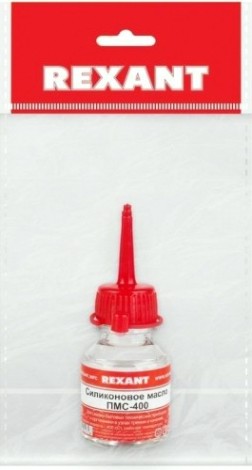 Силиконовое масло REXANT ПР3905 пмс-400, 15 мл, носик, (полиметилсилоксан) [09-3905]