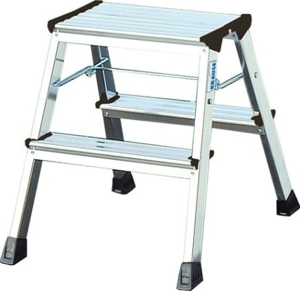 Складная подставка KRAUSE MONTO ROLLY 2х2 двухсторонняя, алюминиевая [130037]