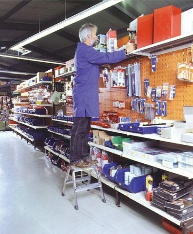 Складная подставка KRAUSE MONTO ROLLY 2х2 двухсторонняя, алюминиевая [130037]