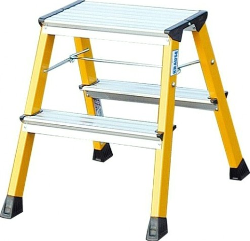 Складная подставка KRAUSE MONTO ROLLY 2х2 двухсторонняя, желтая [130044]