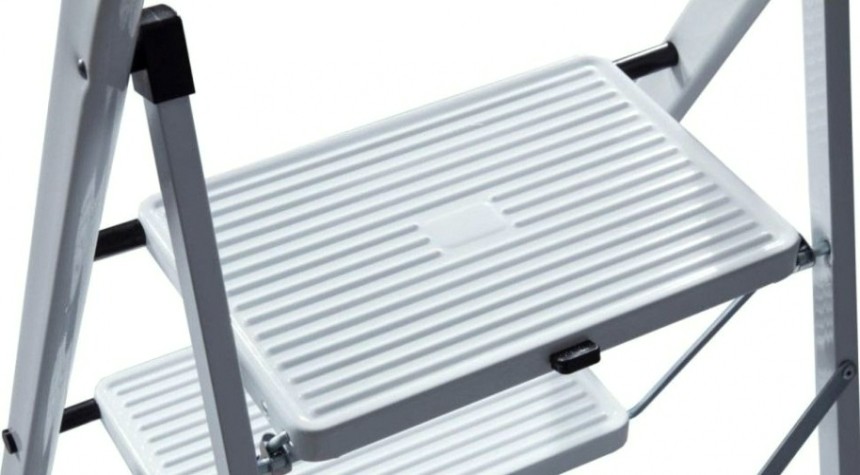 Складная подставка KRAUSE MONTO TOPPY 2 ступени, сталь [130723]