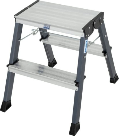 Складная подставка KRAUSE MONTO TREPPY 2х2 двухсторонняя, анодированная [130174]