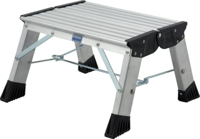 Складная подставка KRAUSE MONTO TREPPY PLUSLINE 1 ступень, алюминий [130327]