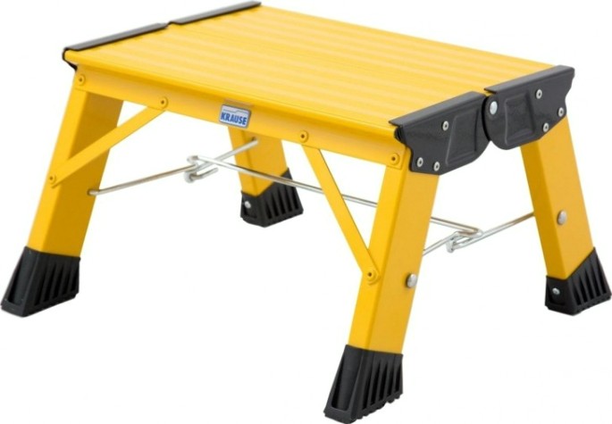 Складная подставка KRAUSE MONTO TREPPY PLUSLINE 1 ступень, желтая [130334]