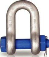 Скоба 10 мм грузоподъемная (0,75 т) прямой тип с гайкой [00001891]