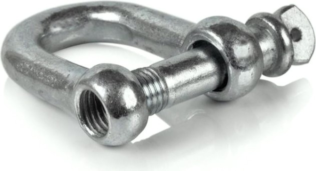 Скоба 11 мм такелажная оцинкованная