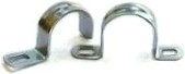 Скоба 24 - 25 мм металлическая двухлапковая