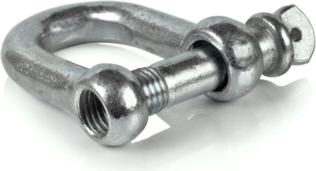 Скоба 32 мм такелажная оцинкованная