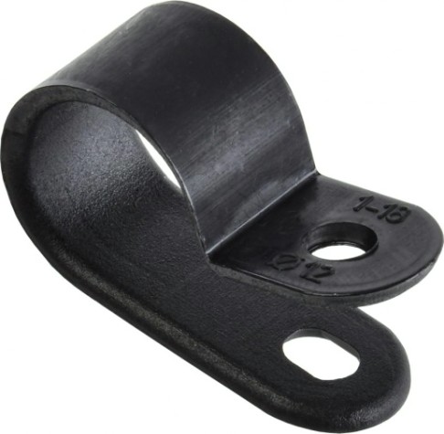 Скоба крепежная IEK 12мм нейлон черн. (уп. 50шт) [USK11-12-050-K02]