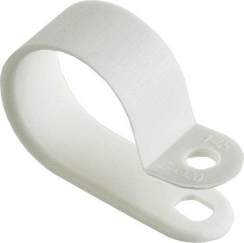 Скоба крепежная IEK 20мм нейлон бел. (уп. 50шт) [USK11-20-050-K01]