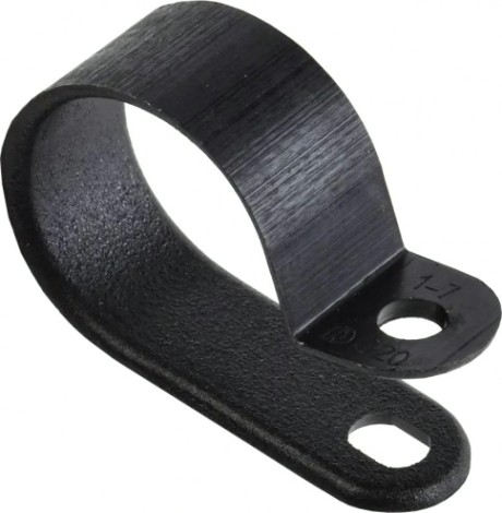 Скоба крепежная IEK 20мм нейлон черн. (уп. 50шт) [USK11-20-050-K02]