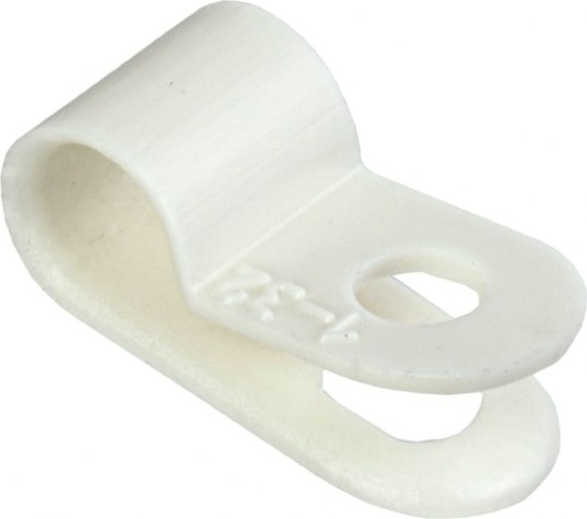 Скоба крепежная IEK 5мм нейлон бел. (уп. 50шт) [USK11-05-050-K01]