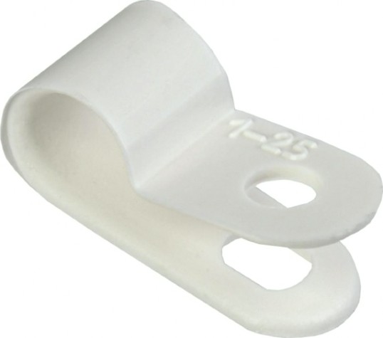 Скоба крепежная IEK 6мм нейлон бел. (уп. 50шт) [USK11-06-050-K01]