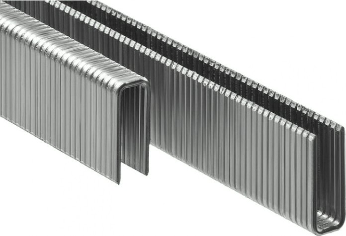 Скоба ЗУБР МАСТЕР 25 мм для степлера тонкие, широкие тип 55, 2500 шт [31855-25]