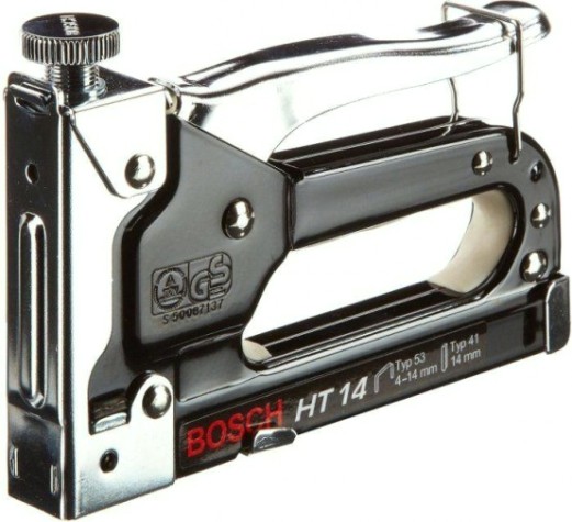 Скобозабиватель ручной BOSCH HT14 (скоба 53, 4-14 мм, штифт 41, 14 мм) [0603038001]